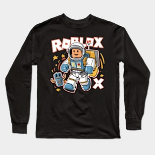 Astronaut Roblox - Boys Long Sleeve T-Shirt